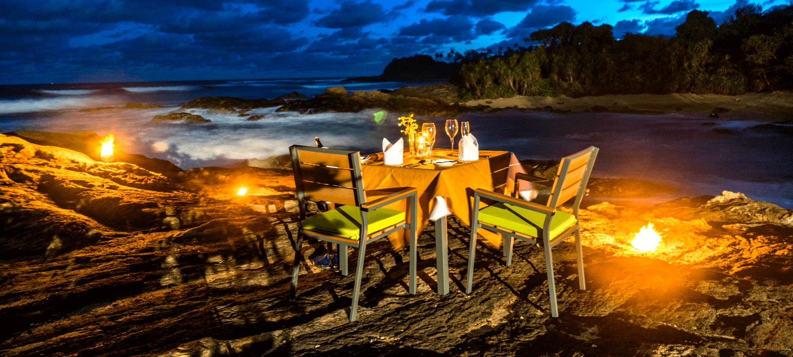 Private and Romantic Dining on the beach